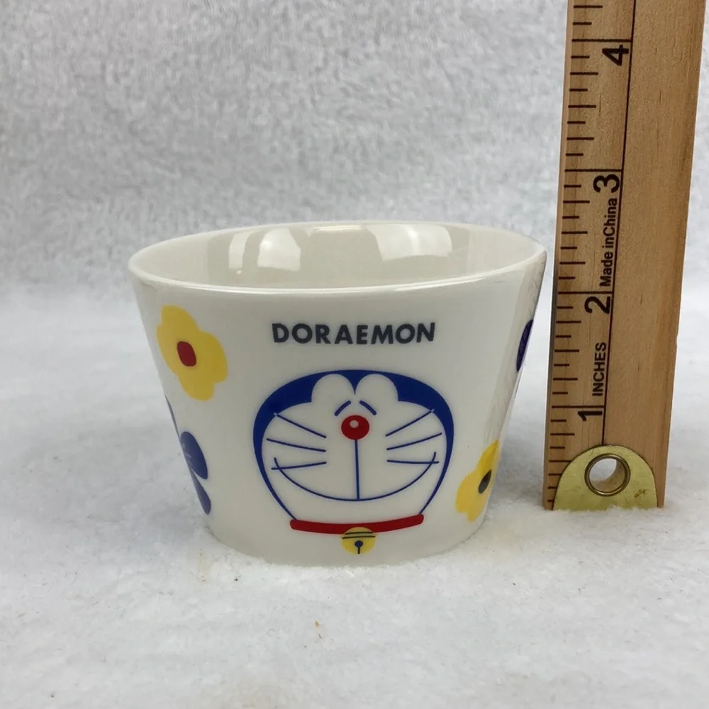 Doraemon Kitty Cat Ceramic Pet Bowl 2.25” x 3.25”